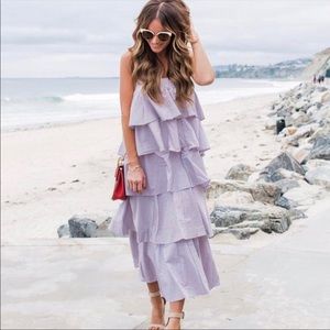 Anthropologie Prose and Poetry Strapless Dress